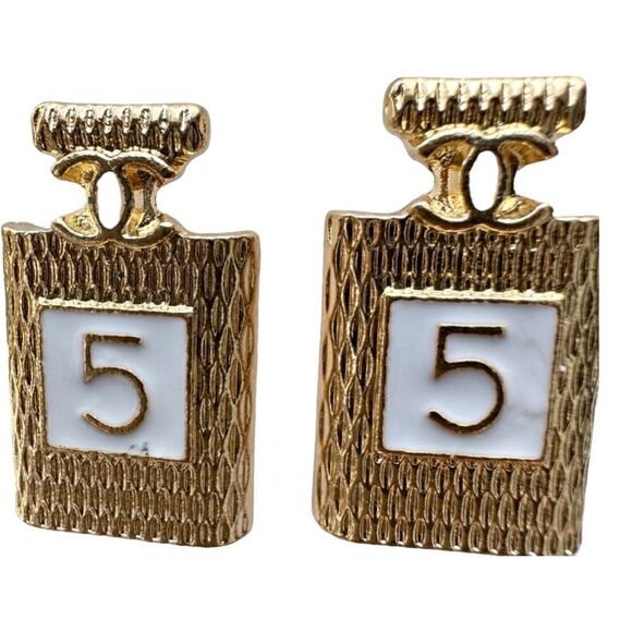 Gorgeous Golden box-shaped earrings New - Picture 1 of 14